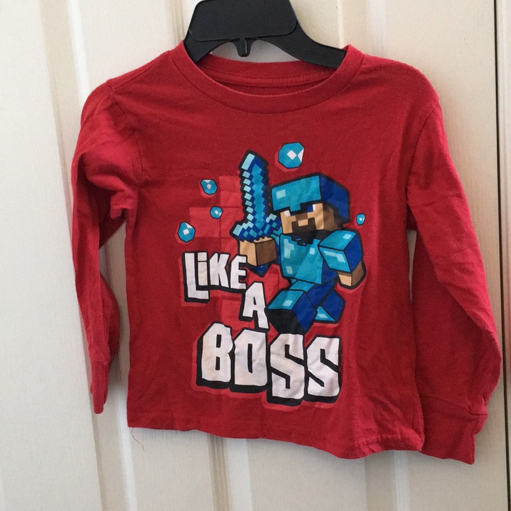 FINAL MARKDOWN Child’s mojang long sleeved tee xs